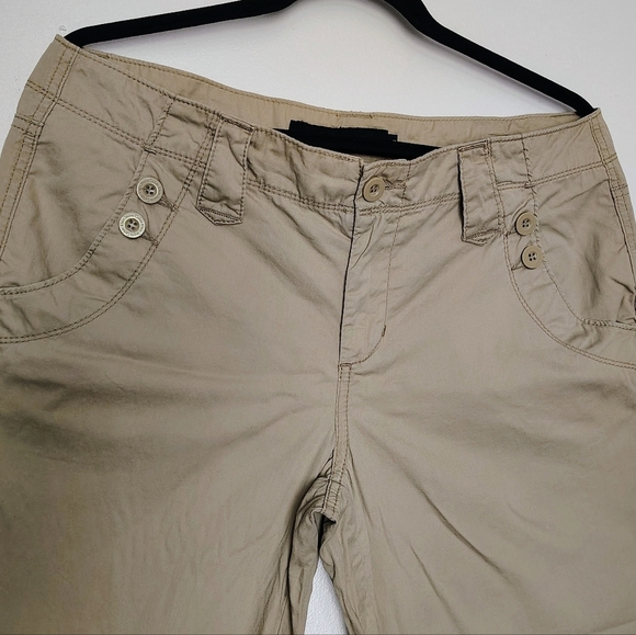 Calvin Klein Women's Capri Roll-Tab Shorts Utility Outdoor,Hiking sz 10,Cotton. - Picture 4 of 16